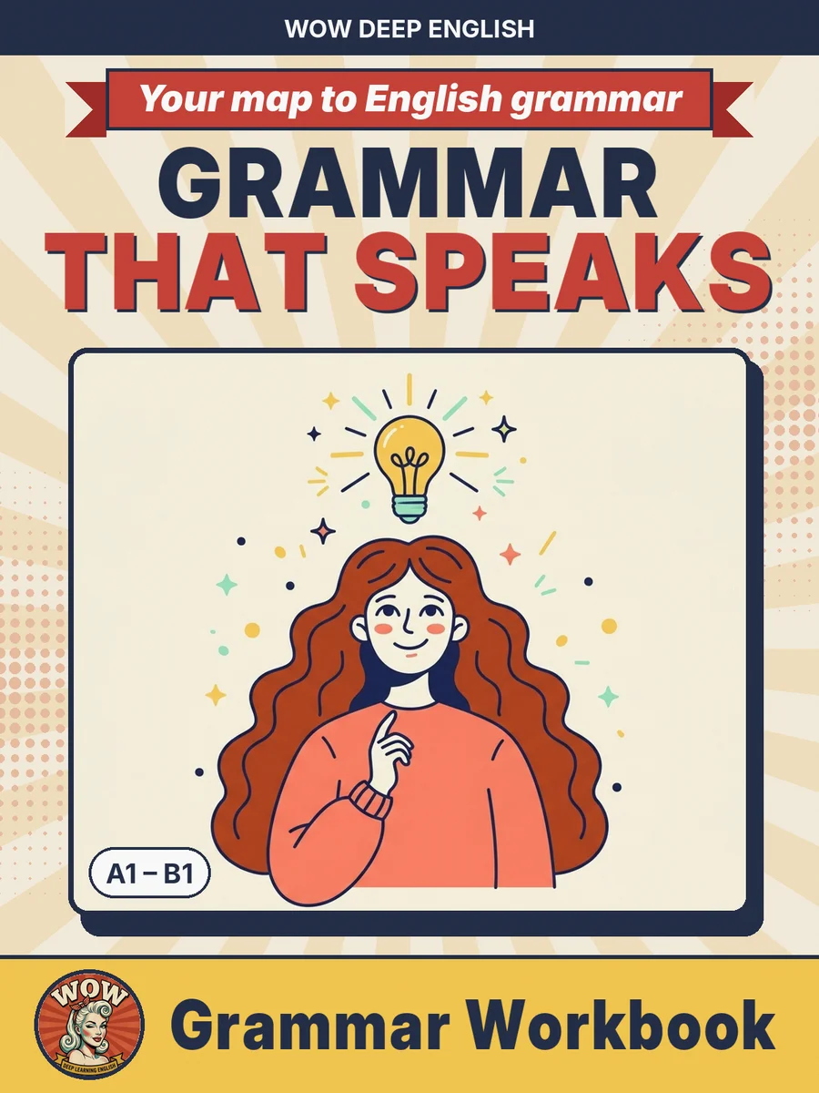 Grammar That Speaks cover: your map to English grammar, A1 to B1