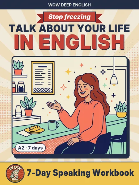 Stop Freezing: Talk About Your Life in English cover